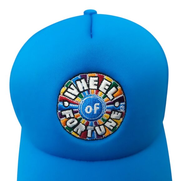 Wheel Of Fortune Mesh Snapback Cap Trucker Foam Baseball Hat Embroidered Logo - Picture 7 of 13